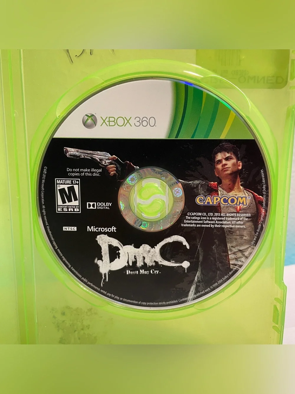 DMC: Devil May Cry (Microsoft Xbox 360, 2013) Disc Only Tested & Works VideoGame